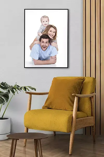 Stampa la tua foto su tela con cornice in legno ecosostenibile Stampa su Tela con Cornice