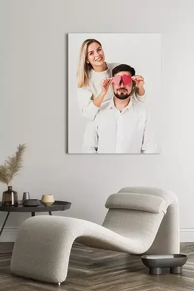 Stampa la tua foto su Tela di cotone premium Foto su Tela