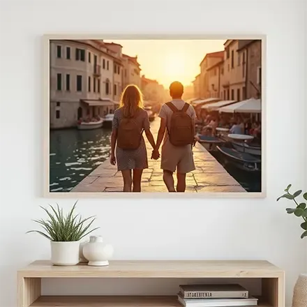 Stampa la tua foto su tela con cornice Foto su Tela con Cornice
